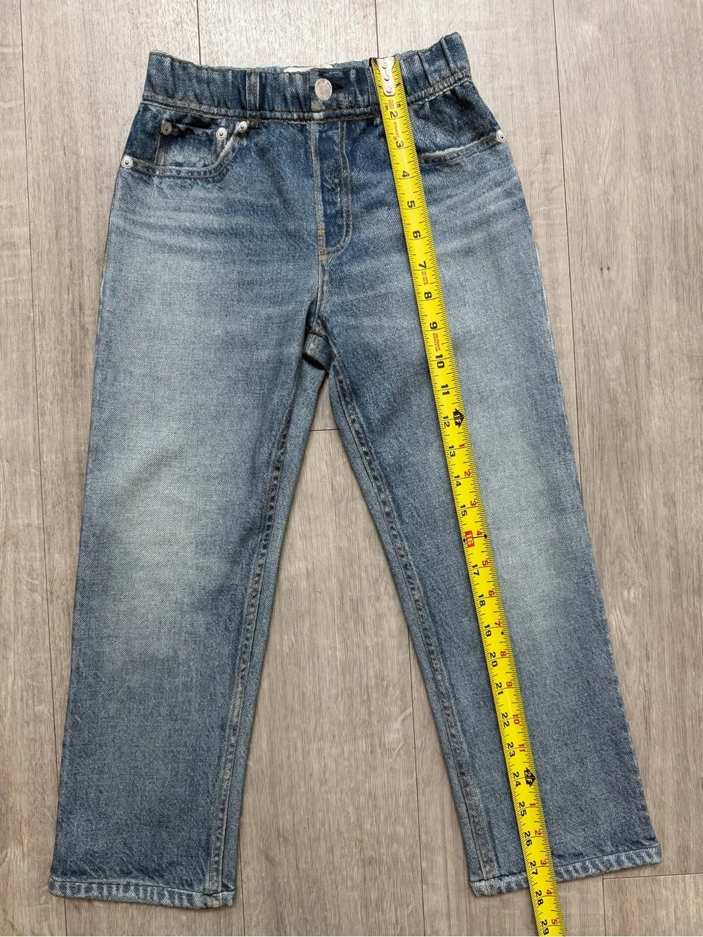 NWT Rag & Bone Mini rb Miramar Wide Leg Pants in Raily Kids Size 5/6Y
